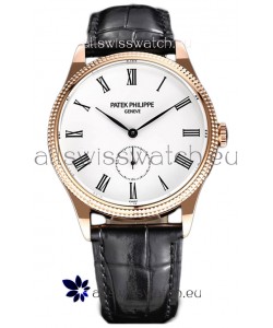 Patek Philippe Calatrava 5119G Rose Gold Casing 1:1 Mirror Replica Watch 