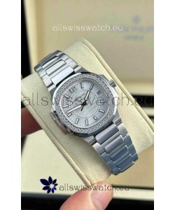 Patek Philippe Nautilus Super Clone 7010 32MM 1:1 Mirror Replica Steel Dial 