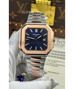 Patek Philippe Cubitus 5821 Two Tone Casing Blue Dial Swiss Replica Watch 