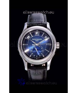 Patek Philippe 5205-001 Complications MoonPhase 1:1 Mirror Swiss Replica Watch Blue Dial