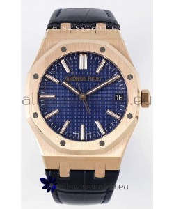 Audemars Piguet Royal Oak 15510 50th Anniversary 41MM Blue Dial Rose Gold 41MM 1:1 Mirror Replica