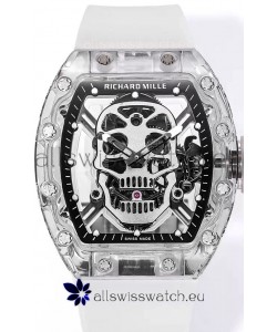 Richard Mille RM52-01 Sapphire Casing with Genuine Tourbillon Movement 1:1 Ultimate Replica