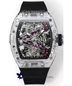 Richard Mille RM38-02 Sapphires Bubba Watson Black Rubber Tourbillon Movement 1:1 Mirror Replica