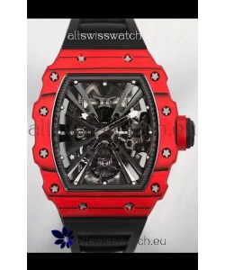 Richard Mille RM12-01 Carbon Fiber Case Genuine Tourbillon Movement 1:1 Mirror Replica Watch