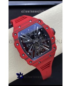 Richard Mille RM12-01 Carbon Fiber Case Genuine Tourbillon Movement 1:1 Mirror Replica Watch