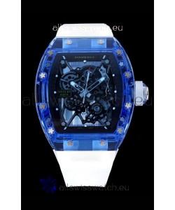 Richard Mille RM35-01 Transparent Sapphires Casing with Genuine Tourbillon Super Clone Watch