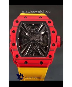 Richard Mille RM12-01 Carbon Fiber Case Genuine Tourbillon Movement 1:1 Mirror Replica Watch