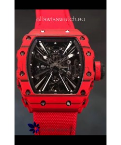 Richard Mille RM12-01 Carbon Fiber Case Genuine Tourbillon Movement 1:1 Mirror Replica Watch
