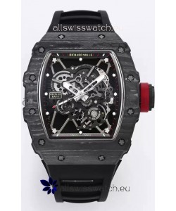 Richard Mille RM35-01 Rafael Nadal Carbon Fiber Casing with Genuine Tourbillon Super Clone Watch