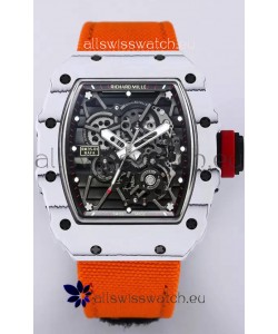 Richard Mille RM35-01 Rafael Nadal Carbon Fiber Casing with Genuine Tourbillon Super Clone Watch