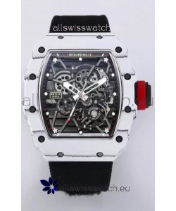 Richard Mille RM35-01 Rafael Nadal Carbon Fiber Casing with Genuine Tourbillon Super Clone Watch