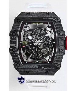 Richard Mille RM35-02 Rafael Nadal Carbon Fiber Casing with Genuine Tourbillon Super Clone Watch