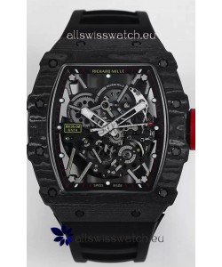 Richard Mille RM35-02 Rafael Nadal Carbon Fiber Casing with Genuine Tourbillon Super Clone Watch