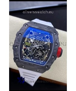 Richard Mille RM35-02 Rafael Nadal Carbon Fiber Casing with Genuine Tourbillon Super Clone Watch