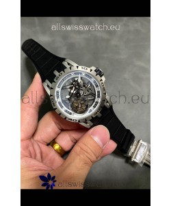 Roger Dubuis Super Clone Excalibur Spider Flying Tourbillon Skeleton Titanium Casing 45MM
