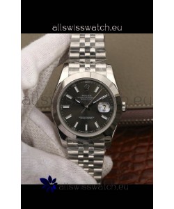 Rolex Datejust 41MM Cal.3135 Movement Swiss Replica Watch in 904L Steel Grey Dial
