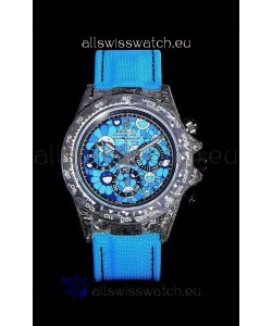 Rolex Daytona CHRONUSART Forged Cabon Casing 1:1 Mirror Replica Multicolored Dial