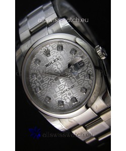 Rolex Datejust Japanese Replica Watch - Silver Dial in 36MM with Oyster Strap
