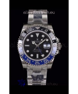 Rolex GMT Masters Batman Japanese Replica Movement Watch in Oyster Strap 
