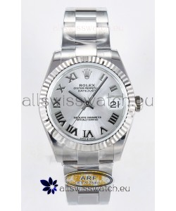 Rolex Super Clone Datejust ETA 2688 Movement 31MM Stainless Steel Case Steel Roman Dial Watch