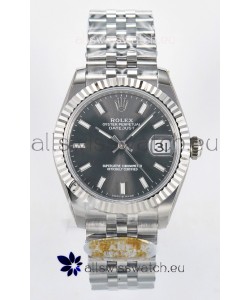 Rolex Super Clone Datejust ETA 2688 Movement 31MM Stainless Steel Case Grey Dial Watch