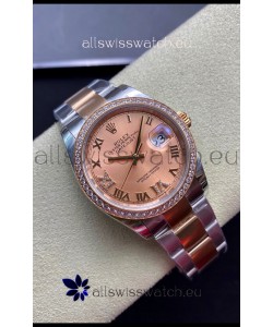 Rolex Datejust 126281RBR-0016 36MM Swiss 1:1 Mirror Replica in 904L Champange Dial