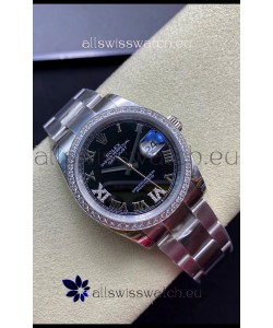 Rolex Datejust 36MM Swiss 1:1 Mirror Replica in 904L Black Dial