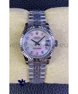 Rolex Datejust 28MM Swiss Watch in 904L Pearl Dial - 1:1 Mirror Replica 