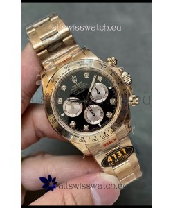 Rolex Daytona REF.126505 Cal 4131 1:1 Swiss Replica Watch - 904L Steel Rose Gold 