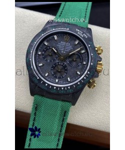 Rolex Daytona DiW Edition "All Black/Green" Watch - Forged Cabon Casing 1:1 Mirror Replica