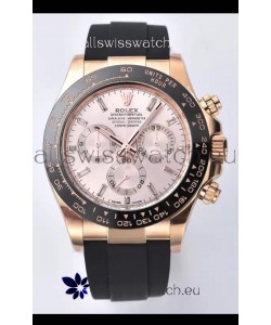 Rolex Cosmograph Daytona M116515ln-0061 Rose Gold Sundust Dial Original Cal.4130 Movement - 904L Steel Watch