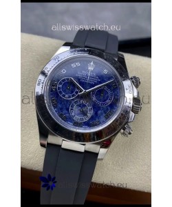 Rolex Cosmograph Daytona Blue Sodalite Dial Original Cal.4130 Movement - 904L Steel Watch