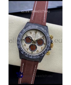 Rolex Daytona DiW Desert Eagle Arabic Edition Watch - Forged Cabon Casing 1:1 Mirror Replica