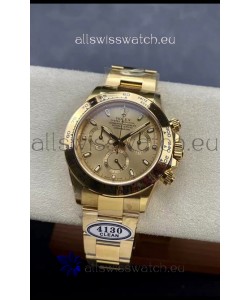 Rolex Cosmograph Daytona 116508 Yellow Gold Original Cal.4130 Movement - Improved Ultimate 904L Steel Watch