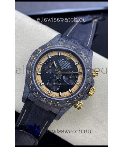 Rolex Cosmograph Daytona DiW CREAM INVERT GOLD Edition Carbon Fiber Replica Watch 
