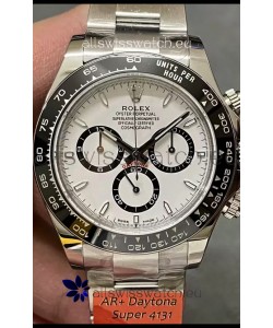 Rolex Cosmograph Daytona M126500LN White Dial Original Cal.4131 Movement - 904L Steel Watch