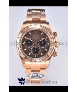 Rolex Cosmograph Daytona M116505-0013 Rose Gold Original Cal.4130 Movement - 904L Steel Watch