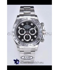 Rolex Cosmograph Daytona M116509-0055 Original Cal.4130 Movement - 904L Steel Watch Black Dial