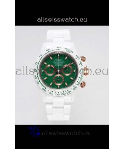 Rolex Daytona AET Remould Green Dial Full Ceramic Strap Watch in Cal.4130 Movement