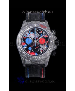 Rolex Daytona DiW Edition Multicolored Dial Edition Forged Cabon Casing 1:1 Mirror Replica