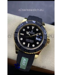 Rolex Yachtmaster m126655 Yellow Gold 42MM Cal.3135 Swiss 1:1 Ultimate 904L Steel Watch