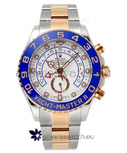 Rolex Yachtmaster II Stainles Steel Ref.116681 1:1 Two Tone Mirror Replica Watch 