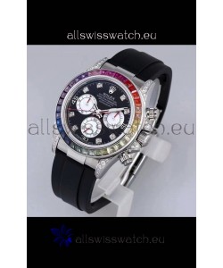 Rolex Cosmograph Daytona 116598 904L Stainless Steel 1:1 Mirror Cal.4130 Movement Watch 