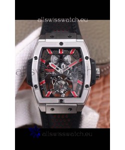 Hublot Masterpiece MP Senna Edition Genuine Tourbillon Swiss Replica Watch in Titanium Casing
