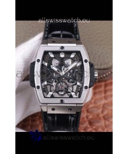 Hublot Masterpiece MP Edition Genuine Tourbillon Swiss Replica Watch in Titanium Casing