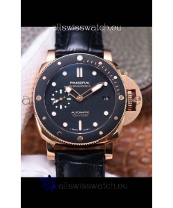 Panerai Submersible PAM974 Rose Gold 1:1 Mirror Quality Replica Swiss P9010 Movement