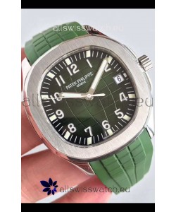 Patek Philippe Aquanaut 5168G-010 Swiss Replica 904L Steel Green Dial - 1:1 Mirror Edition