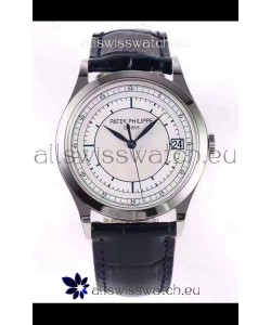 Patek Philippe Calatrava 5296 Sector Dial 1:1 Mirror Swiss Replica Watch Steel Casing