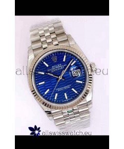 Rolex Datejust Fluted-Motif Dial 41MM Cal.3135 Movement Swiss Replica Watch in 904L Steel Casing