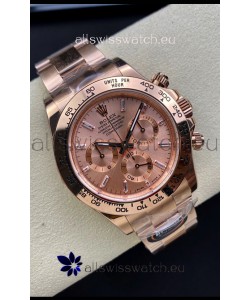 Rolex Daytona 116505 Rose Gold Original Cal.4130 Movement - 1:1 Mirror 904L Steel Watch